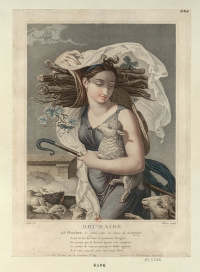 The French Republican Calendar -- Brumaire by Louis Lafitte